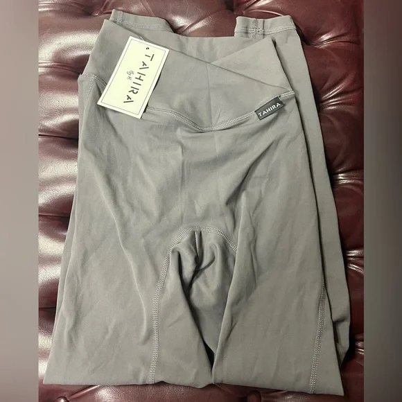 Tahira By KB Boujee Basic slate Gray Scrunch Leggings